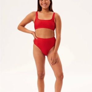 Girlfriend Collective High Rise Bikini Bottoms